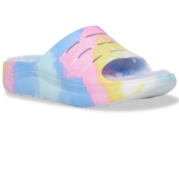 Madden Girl Women S Hawaii-F Slide Sandal Lt Tie Dye 9 - Picture 1 of 9